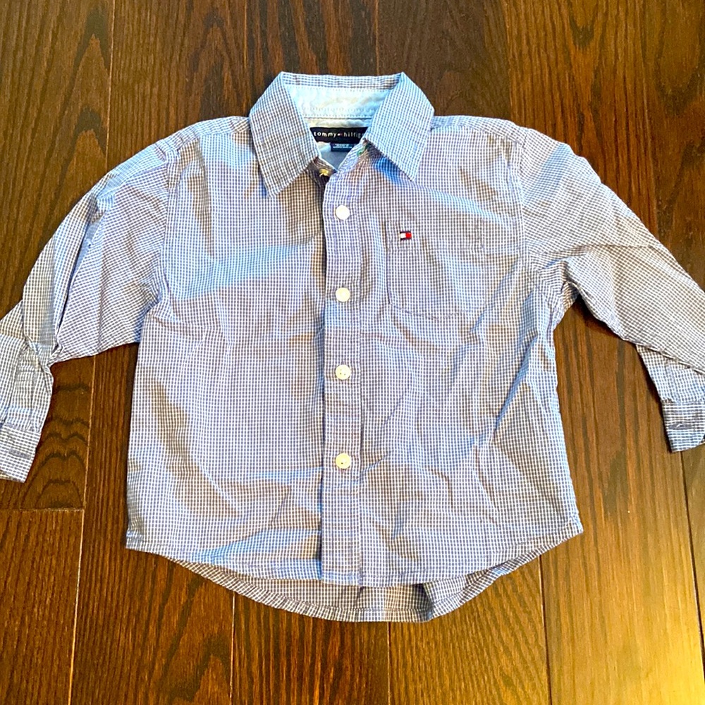 Tommy Hilfiger Baby Boy Button Down Shirt; 12-18 months